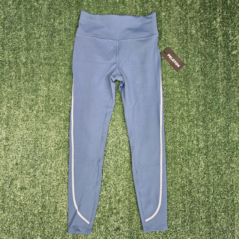 NEW Peloton Move Mission Seam Legging Blue Size Small Gym Workout Athleisure